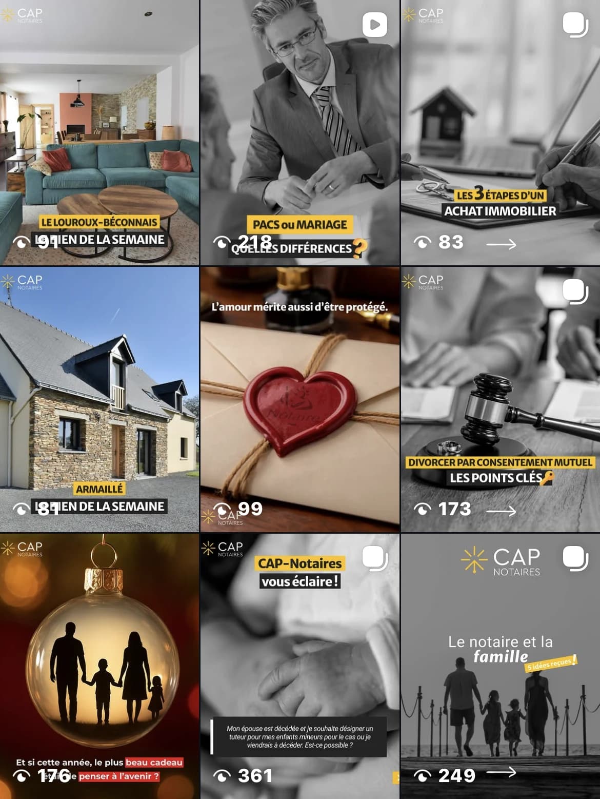 « Le bien de la semaine », publications saisonnières et carrousels