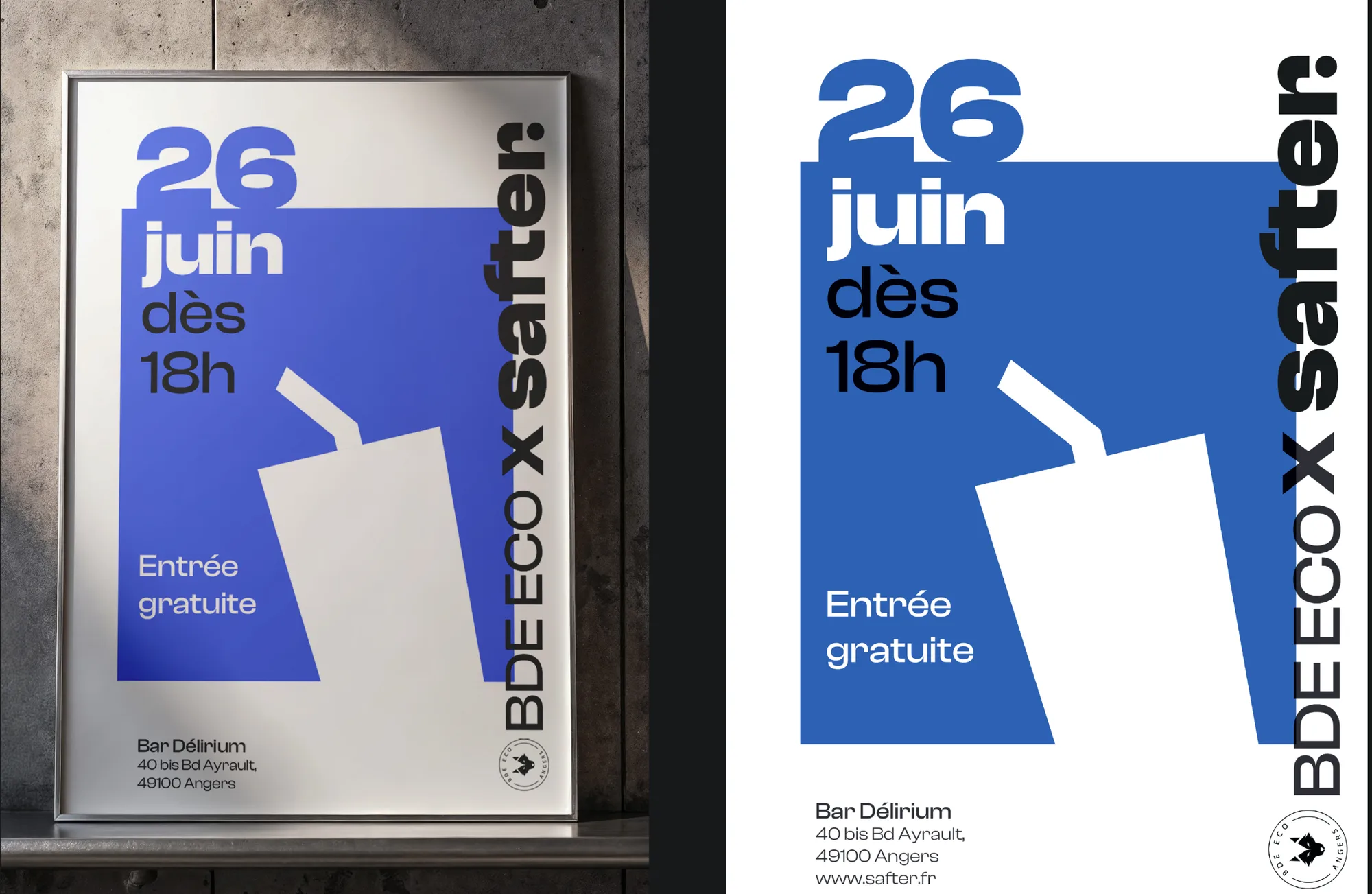 Mockups des affiches A3