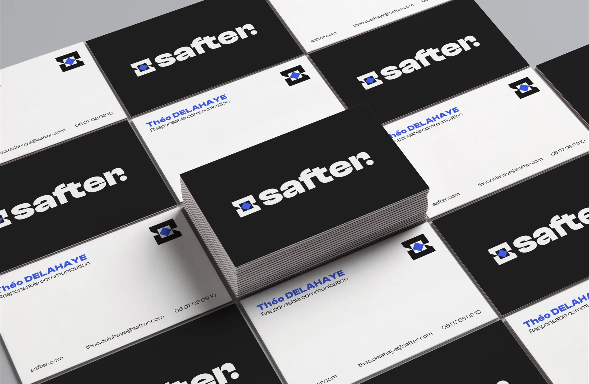 Mockup des cartes de visite